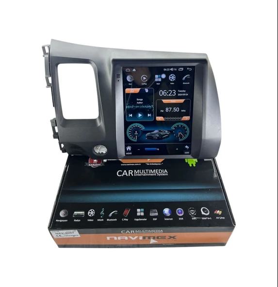Navimex Honda Civic Fd6 Navimex Samsung İşlemcili Fanlı Profesyonel Tesla Oem Multimedia ürün görseli 1