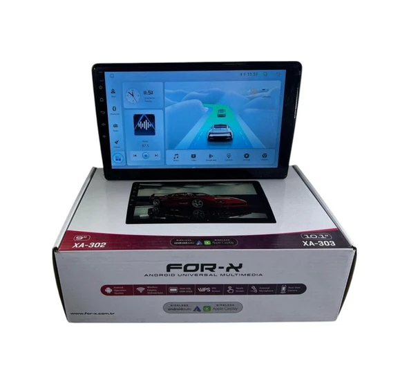 For-X Tüm Araçlara Uygun Tek Din 9'' Forx 2-32 Yeni Seri İşlemcili Pro Oem Multimedia ürün görseli 1