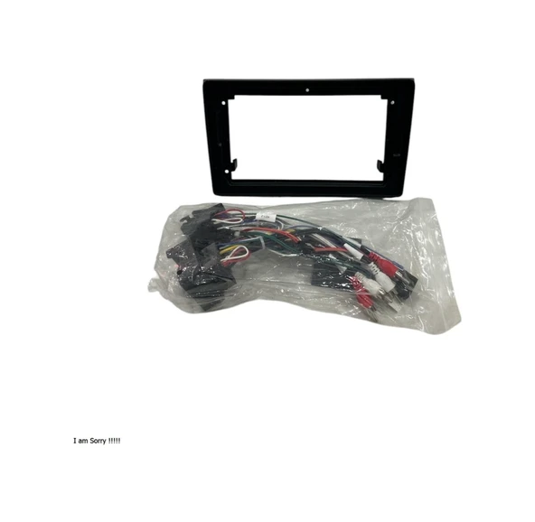 Navimex Audi A4 2002-2008 9'' Multimedya Çerçevesi Yüksek Kalite ürün görseli 1
