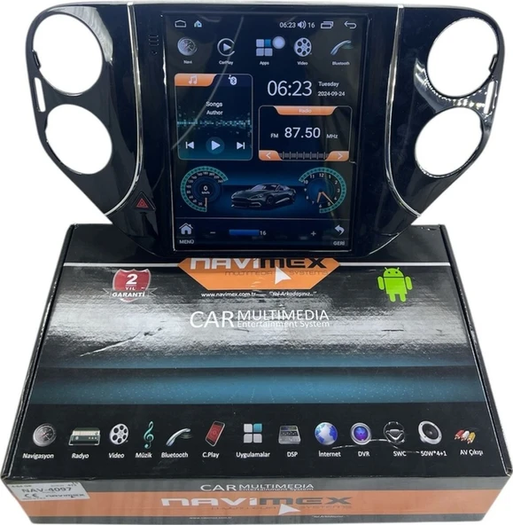 Navimex Ww Tiguan 2012-2016 Navimex Samsung İşlemcili Fanlı Profesyonel Tesla Oem Multimedia ürün görseli 1