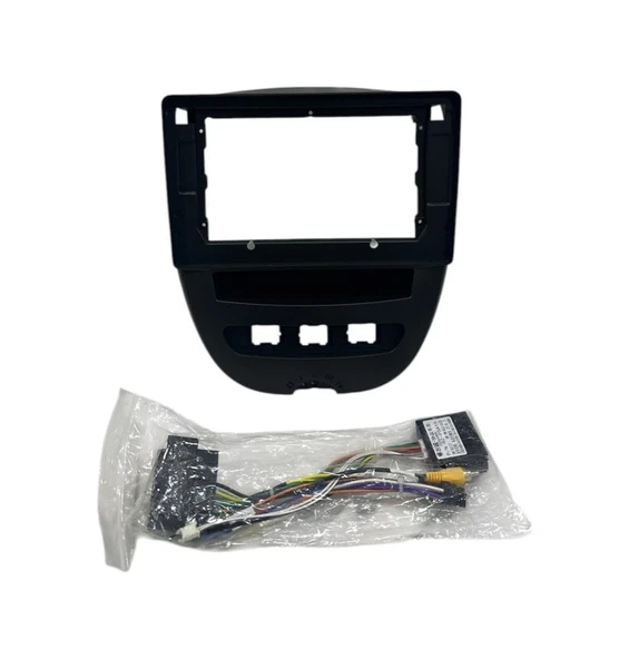 Navimex Peugeot 107 2008-2015 10'' Multimedya Çerçevesi Yüksek Kalite ürün görseli 1