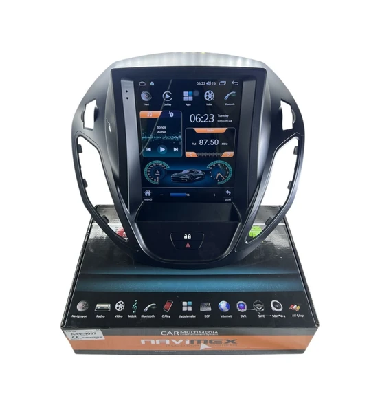 Navimex Ford Courier 2013-2023 Navimex Samsung İşlemcili Fanlı Profesyonel Tesla Oem Multimedia ürün görseli 1