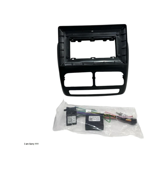 Navimex Fiat Doblo 2010-2015 9'' Multimedya Çerçevesi Yüksek Kalite ürün görseli 1