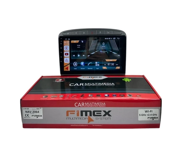 Fimex Peugeot 308-408 2007-2013 Fimex 2-64 Dspli Pro Oem Multimedia ürün görseli 1