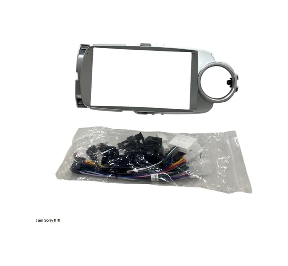 Navimex Toyota Yaris 2012-2020 9'' Multimedya Çerçevesi Yüksek Kalite ürün görseli 1