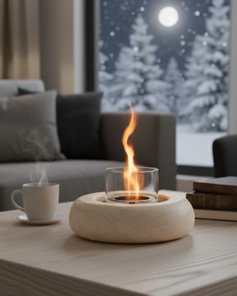 Reyo Stove Opal Masaüstü Bioethanol Şömine - Resim 2