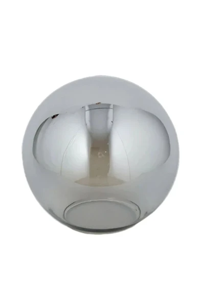 akyzlighting Cam Beyaz- Füme - Bal Glop – 15 cm | E27 Duy Uyumlu Yedek Cam | Modern Aydınlatma Başlığı ürün görseli 1