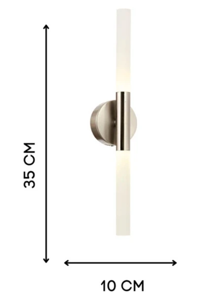 akyzlighting ONYX Pilli LED Duvar Apliği - Resim 2