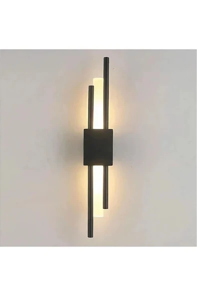 akyzlighting AXİS LED PİLLİ SİYAH APLİK - Resim 2