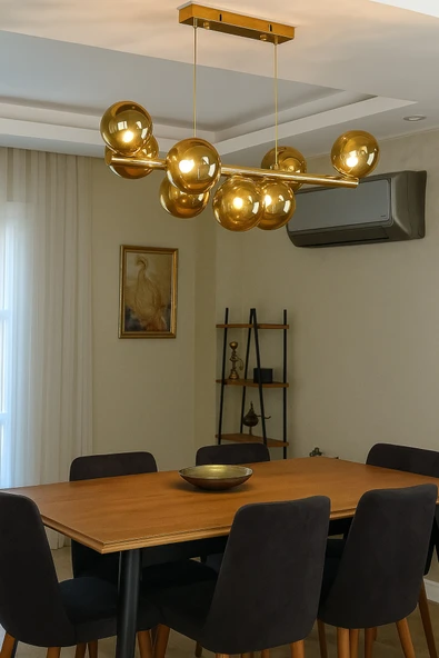 akyzlighting 7'Lİ YEMEK MASASI AVİZESİ ürün görseli 1