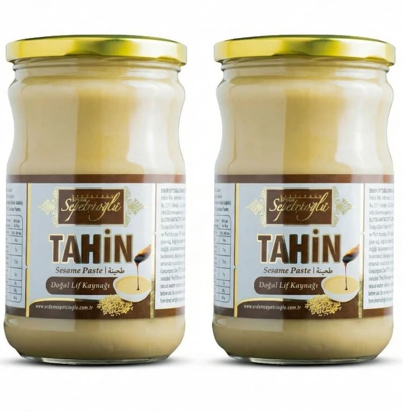 Sepetçioğlu Kastamonu Meşhur Kavrulmuş Tahin Cam Kavanoz 2 Li 1.300 G ürün görseli 1