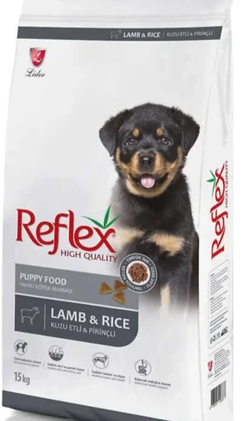 Reflex Kuzu Etli Pirinçli Yavru Köpek Maması 15 kg ürün görseli 1
