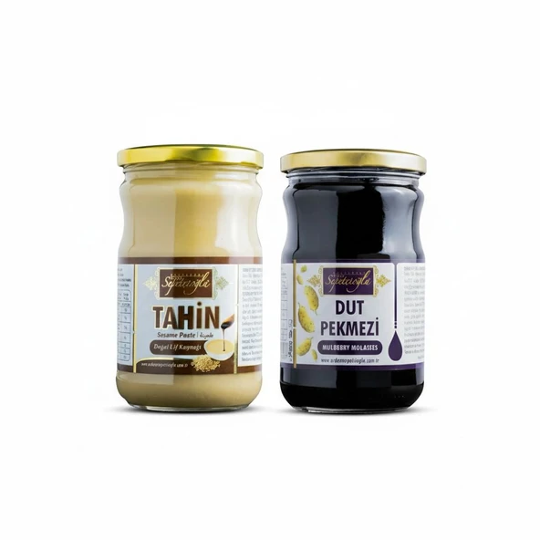 Sepetçioğlu Kastamonu Meşhur 2 Li Set Tahin 650 G & Dut Pekmezi 800 G ürün görseli 1