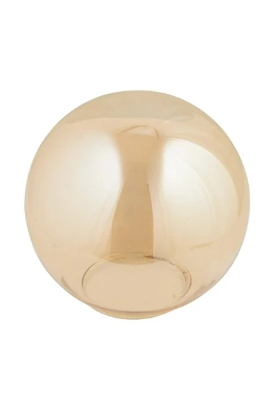 akyzlighting Cam Beyaz- Füme - Bal Glop – 15 cm | E27 Duy Uyumlu Yedek Cam | Modern Aydınlatma Başlığı ürün görseli 1