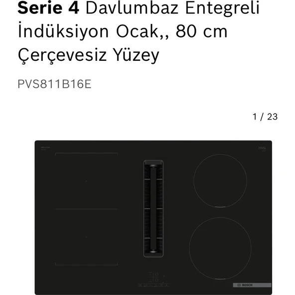 Bosch PVS811B16E Ocak Indüksiyon Davlumbaz Entegreli ürün görseli 1