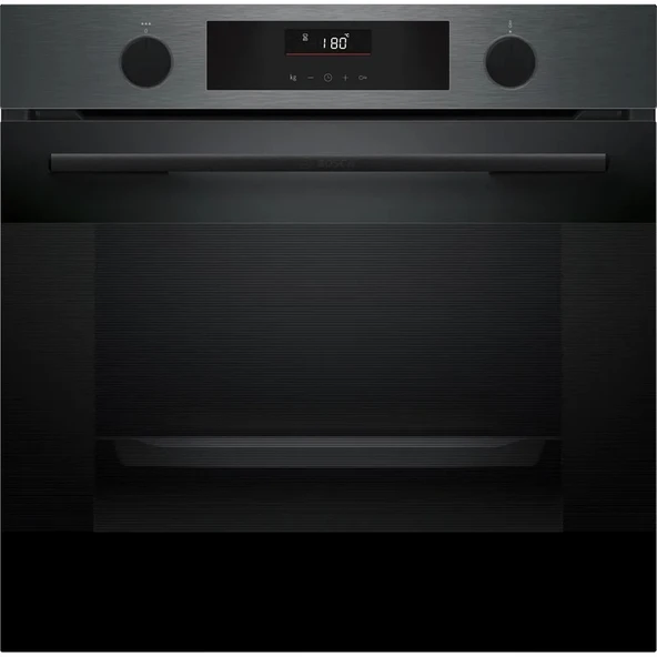 Bosch HUA736EG0T 76 Lt 8 Programlı Buhar Destekli Black Inox Ankastre Fırın ürün görseli 1