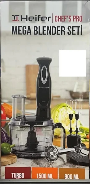 Heifer Chef's Pro Mega Blender Seti - Resim 3
