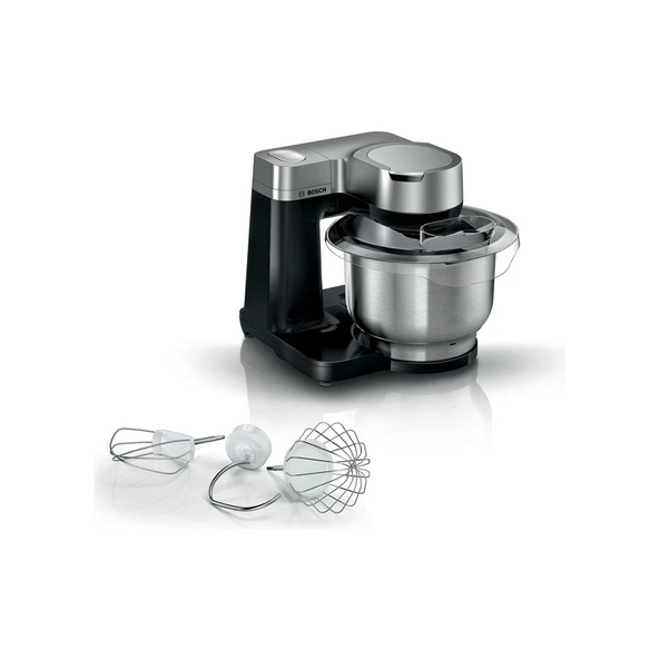 Bosch MUMS2VM00 Serie 2, Mutfak Makinesi, MUM, 900 W, Siyah, Gümüş ürün görseli 1
