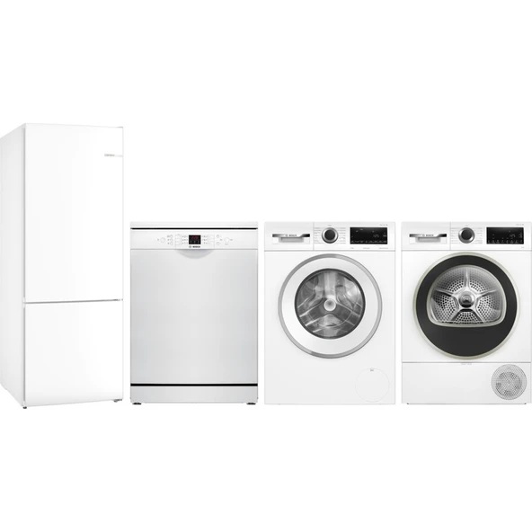 Bosch Çeyiz Seti KGN55VWE0N - SMS26DW00T - WGA242X3TR - WQA24201TR ürün görseli 1