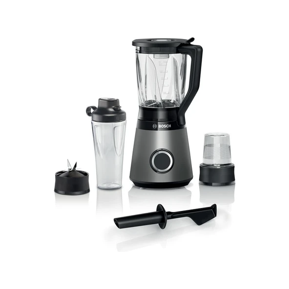 Bosch MMB6177S Serie 4, Blender, VitaPower, 1200 W, Metalik inoks gümüş ürün görseli 1