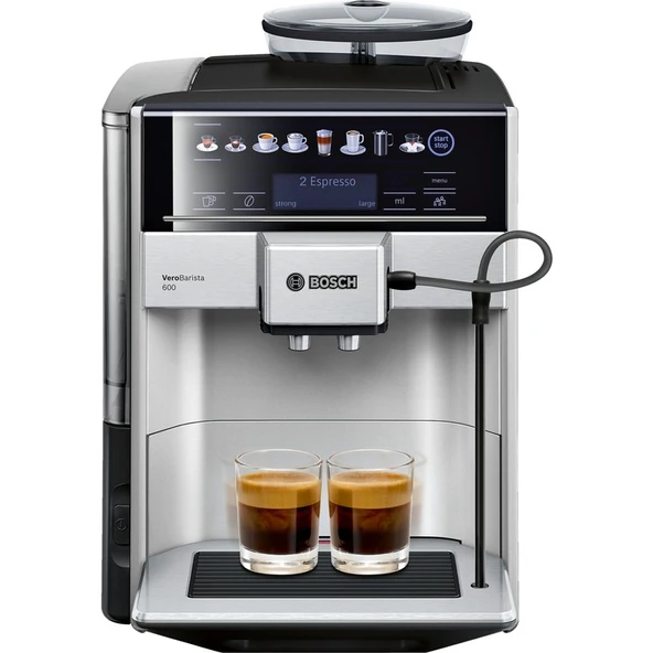 Bosch TIS65621RW Tam Otomatik Kahve Makinesi Vero Barista 600 Gümüş ürün görseli 1