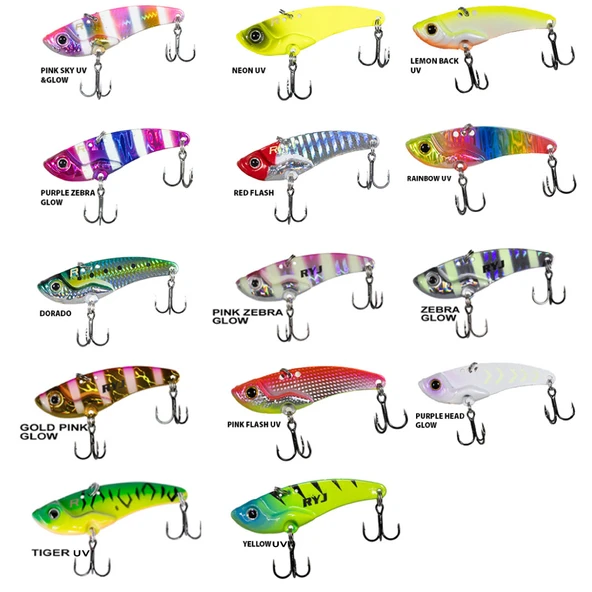 Ryuji Mirror Vib 6.5cm 22gr Vibrasyon Yem  Yellow UV ürün görseli 1