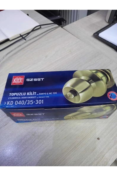 KALE Ezset Topuzlu Kilit Banyo& Wc Tipi Sarı ürün görseli 1