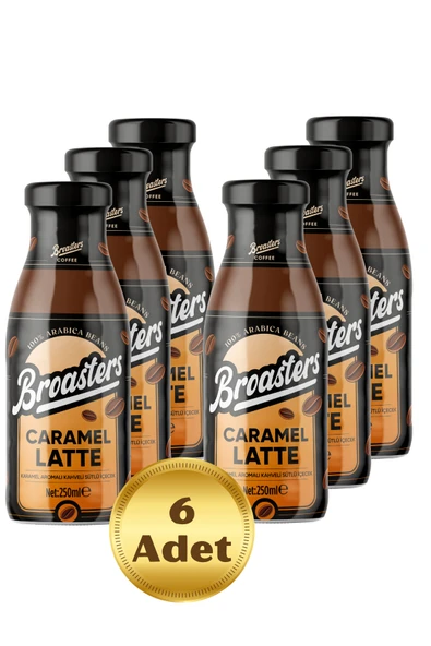 Broasters Coffee Broasters Caramel Latte (6 Adet) 250 ML Cam Şişe ürün görseli 1