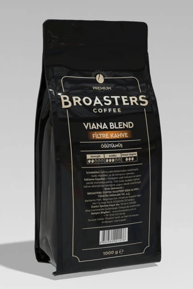 Broasters Coffee Broasters Viana Blend 1 KG Filtre Kahve ürün görseli 1