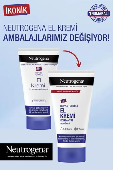 Neutrogena Norveç Formülü El Kremi Parfümlü 75 Ml - Resim 3