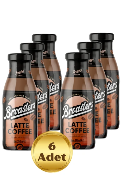 Broasters Coffee Broasters Soğuk Kahve Tanışma Seti (6 Adet) 250 ML Cam Şişe ürün görseli 1