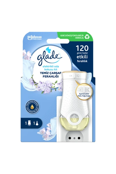 Glade Elektrikli Oda Kokusu Kit Temiz Çarşaf Ferahlığı ürün görseli 1