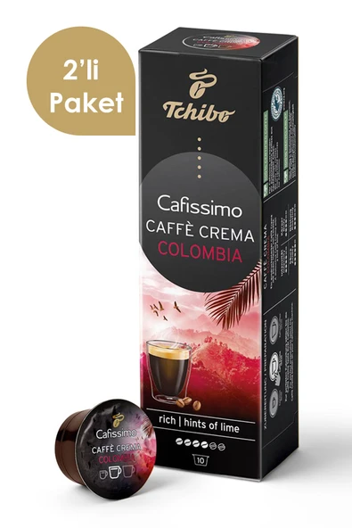 Tchibo Cafissimo Caffè Crema Colombia 2x10 Adet Kapsül Kahve ürün görseli 1