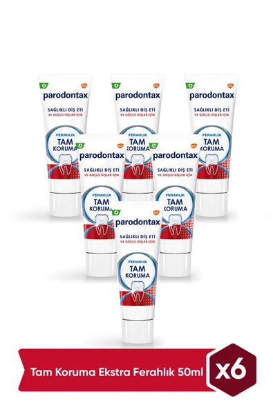 Parodontax Tam Koruma Ferahlık Diş Macunu 50 ml X 6 Adet ürün görseli 1