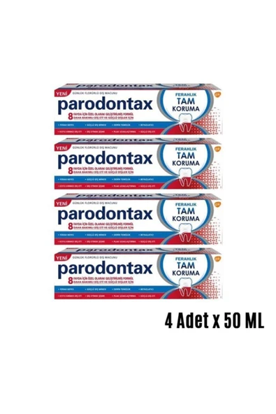 Parodontax Ferahlık Tam Koruma 50ml (80gr.) X 4adet ürün görseli 1
