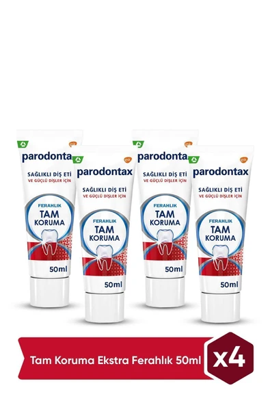 Parodontax Tam Koruma Ferahlık Diş Macunu 4x50ml ürün görseli 1