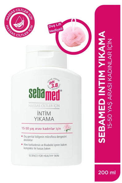 Sebamed İntim Yıkama Jeli 200ml Set - Duş Lifi Hediyeli ürün görseli 1