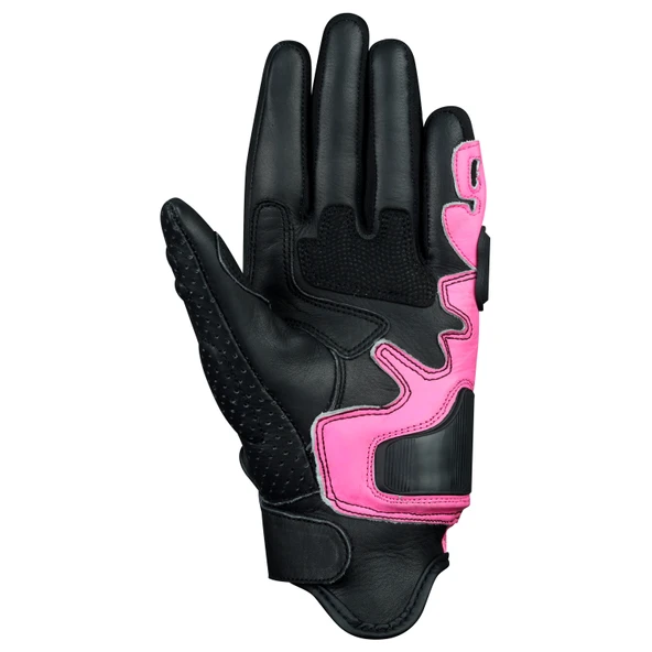 GL60W KADIN DERİ ELDİVEN PEMBE - Resim 2