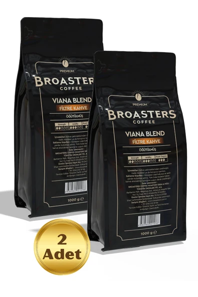 Broasters Coffee Broasters Viana Blend (2 ADET) 1 KG Filtre Kahve ürün görseli 1
