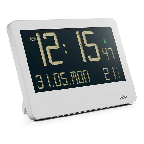 BRAUN BC14W BEYAZ DİJİTAL DUVAR SAATİ - Resim 2