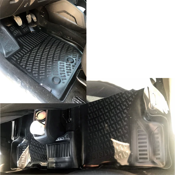 Rizline Dacia Duster 4x2 2018+ 3D Havuzlu Paspas - Resim 2