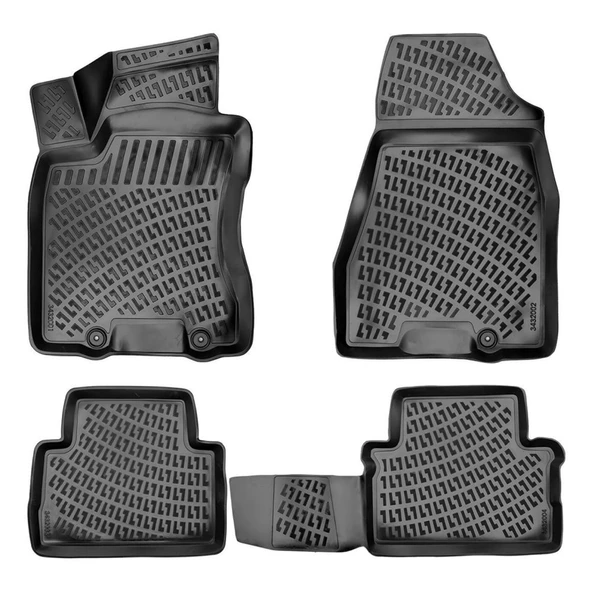 Rizline Nissan X-Trail 2007-2013 3D Havuzlu Paspas ürün görseli 1