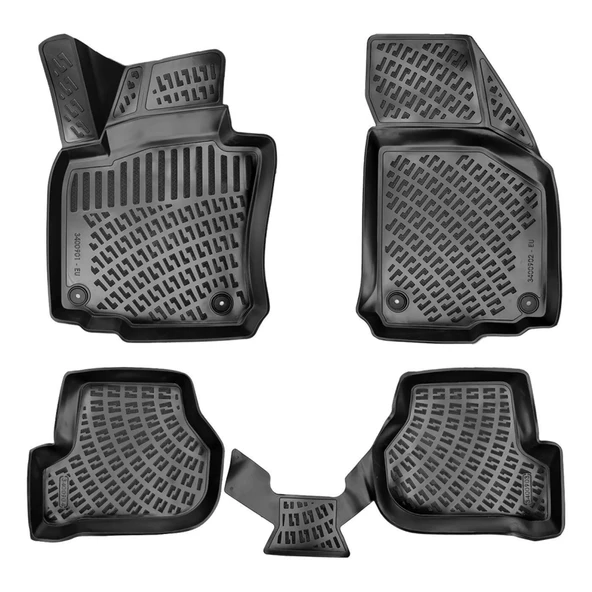 Rizline Volkswagen Golf 6 2008-2012 /Golf 5/Jetta 2005-2011 3D Havuzlu Paspas ürün görseli 1