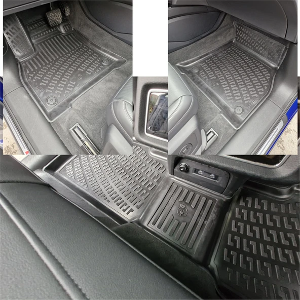 Rizline Audi Q8 E-Tron 2024+ 3D Havuzlu Paspas - Resim 2