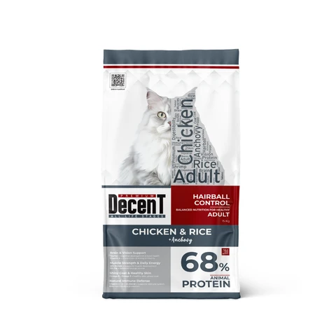 Decent Premium Tavuklu ve Pirinçli Yetişkin Kedi Maması 15 Kg ürün görseli 1