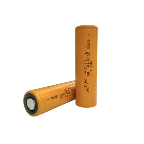 18650 3.7V 2000 Mah 15C Li-Ion Şarjlı Pil (7474) ürün görseli 1
