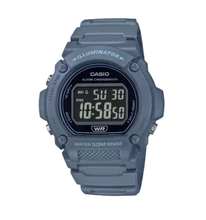 CASIO W-219HC-2BVDF ERKEK KOL SAATİ ürün görseli 1