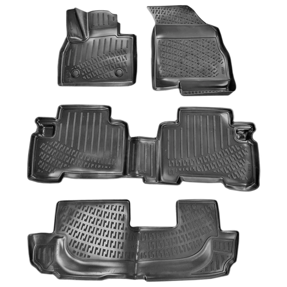 Rizline Chery Tiggo 8 2025+ (7 Koltuk-3 Sıra/Prestige) 3D Havuzlu Paspas ürün görseli 1