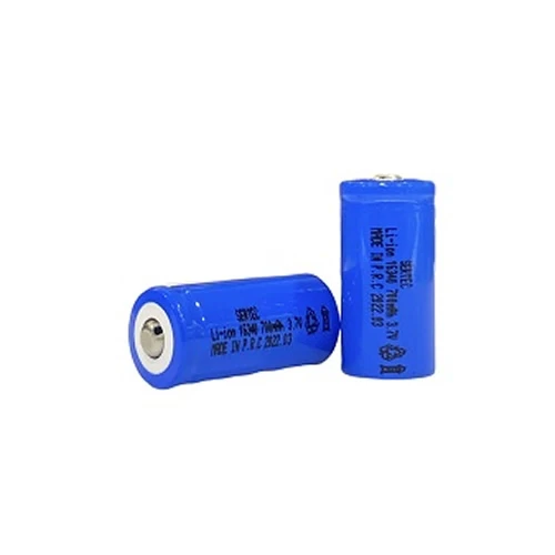 3.7V Li-ion 16340 - 700 mAh. 1C Şarjlı Pil (7474) ürün görseli 1