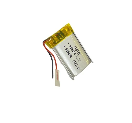 902030 3.7V 500 mAh Li-Polymer Pil Devreli/1.5A (7474) ürün görseli 1